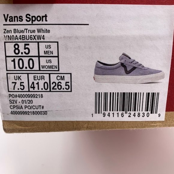 VANS Sports (Zen Blue) Men's Sneakers - Picture 5 of 6